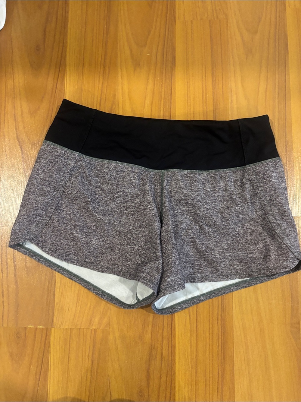 lululemon athletica speed up Heathered Gray Athletic Shorts